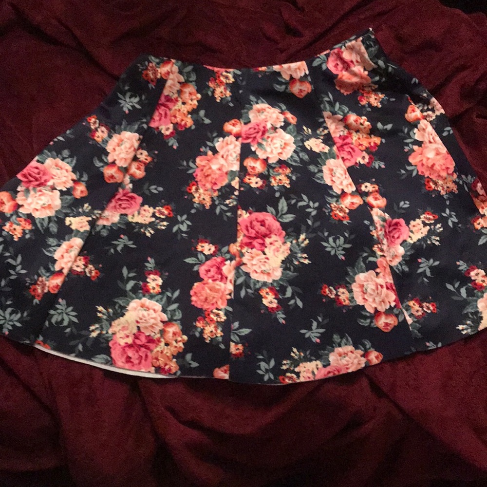 Floral Skater Skirt